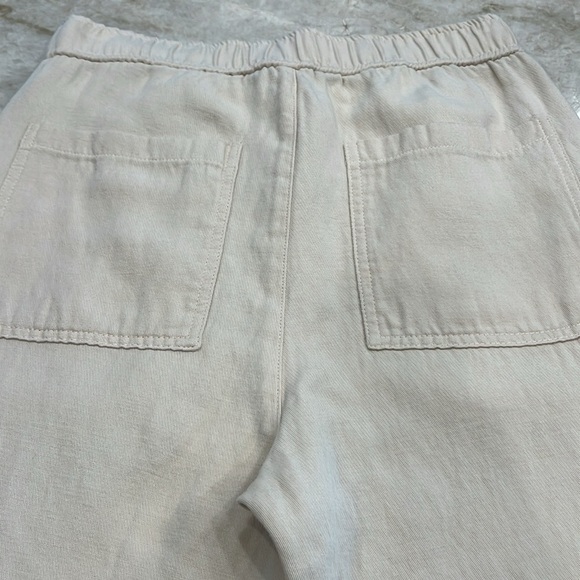ZARA High Rise Slouchy Tapered Pants – Ivory, Size Small - Picture 10 of 14